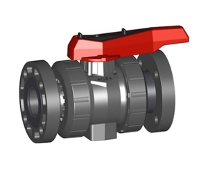 546型球閥,PVC-U 帶底部固定螺帽 日標(biāo)PVC-U手動(dòng)球閥